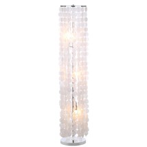 SAFAVIEH Lighting Collection Illumina Capiz Sea Shell Modern Boho Coastal White  - $216.99