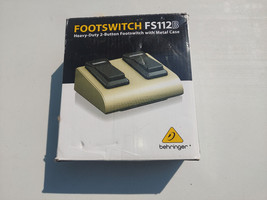 23LL34 BEHRINGER FS112B FOOTSWITCH, NEW - £14.66 GBP