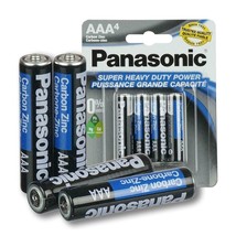 Panasonic  AAA 4-Pack Super Heavy Duty Batteries (2 packs total of 8 Bat... - £6.36 GBP