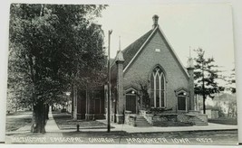 Maquoketa  Iowa Methodist Episcopal Church RPPC Real Photo Postcard J4 - £7.06 GBP