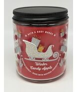 WINTER CANDY APPLE Bath &amp; Body Works 7 Oz Jar Candle - Single Wick - $17.36
