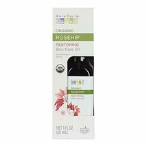 Aura Cacia Certified Organic Rosehip Skin Care Oil | 1 fl. oz. in Box | ... - £11.50 GBP