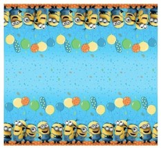 Despicable Me Birthday Party Plastic Tablecover 54" x 84" Minion Made Universal - $5.15