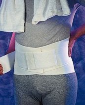 Back Support - Small Lumbar Belt with Overlapping Strap 10&quot; tapered elas... - $39.99