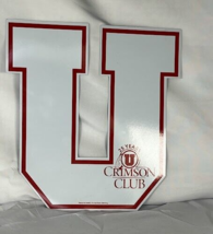 University of Utah Crimson Club U shaped 6&quot; Magnet - $9.50