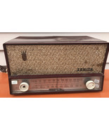 Vintage 1950’s Zenith #s-41786 am/fm Table Radio WORKING Burgundy - $188.08 CAD