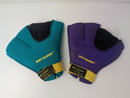 2 Vtg 90&#39;s The Original Wet Glove Neoprene Cooper Sports Honolulu Hi. Beach Pool - £31.72 GBP