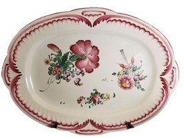 Antique French Faience Platter 18th-early 19th century 19&quot; - £504.86 GBP