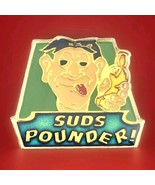 Suds Pounder Drinking Funny Humor Vintage Pin 80s AGB 1988 Beer - $10.95