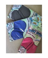 It&#39;s Academic Stretchable Book Cover New Set Of 3 Pink Blue &amp; Black - €5,38 EUR
