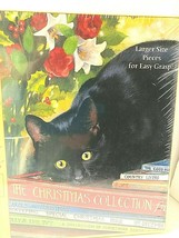 NEW Easy Grasp Puzzle Black Cat 500 pc CHRISTMAS COLLECTION Sealed Snell... - £30.39 GBP