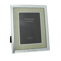 Sparkly Gold Glitter &amp; Stone Set 5&quot; x 7&quot; Photo Frame - Impressions by Juliana - £9.57 GBP