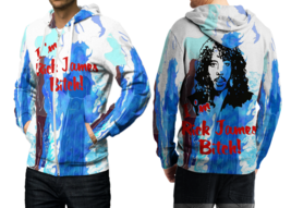 Rick James 3D Print Hoodies Zipper Hot Sale Long Sleeve  Hoodie Sweatshirt For M - £39.07 GBP