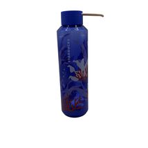 NEW Starbucks Summer 2021 Tropical Purple Coral Reef Plastic Water Bottl... - $12.24