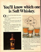 1967 Calvert Extra Vintage Print Ad You&#39;ll Know Which One Is Soft Whisky b6 - $25.98