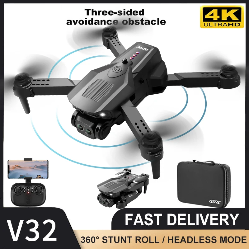 Mini Drone 4K Professinal with Camera HD 4K Four-sided Obstacle Avoidanc... - £34.16 GBP+