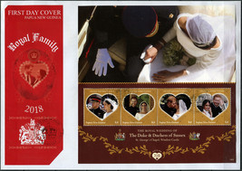 Papua New Guinea. 2018. Prince Harry and Meghan Markle 2 (Mint) FDC - £20.54 GBP
