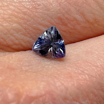 0.92ct Natural Blue Violet Tanzanite , Gem Report, Make offer! - $492.52