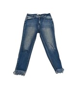 KanCan High Waist Skinny Jeans Size 13/30 Frayed Hem Excellent Condition - €17,00 EUR