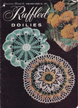 Vintage Ruffled Doilies Crochet Patterns Star Book No 143 American Threa... - $9.00