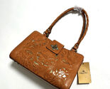 Patricia Nash Cut Out Rosina Artisan Sun Yellow Leather Handbag - $114.81