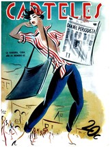 Wall Quality Decor 18x24 Poster.Room art.Sexy pinup Newspaper seller.6808 - £21.62 GBP