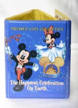 Disney The Happiest Celebration on Earth Pressed Coin Collection Book &amp; ... - $28.25