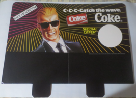 Max Headroom ccc catch the wave cardboard Price Heading 29 X 22 inches 1986 - $22.28