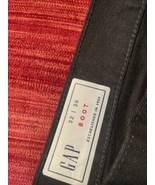 Men&#39;s 32 x 36 Boot Leg Jeans Black Denim Dark Wash New With Tags - £25.74 GBP