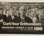 Curb Your Enthusiasm Tv Guide Print Ad TPA7 - $5.93