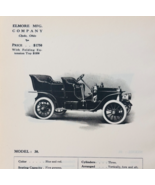 1908 Elmore MFG Company Model 30 Catalog Advertisement Automobilia F17M1 - $561.45 MXN