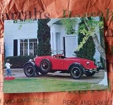 1927 Stutz Black Hawk Speedster Harrah&#39;s Auto Autimobile Collection Post... - $18.00