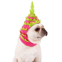 Tropical Dragon Fruit Pet Hat: A Fun And Stylish Costume For Dogs And Cats - £11.13 GBP