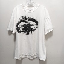 Vintage Ford Mustang Cobra TShirt Don&#39;t Even Try to Keep Up White Cotton... - $28.50