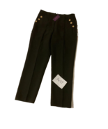 LASCANA Button Detail Trousers in Black UK 14 L27 (ph27) - £38.55 GBP
