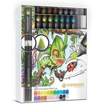 Chameleon Art Products, Chameleon Color Tones, Deluxe Set - 22 Pens - £132.07 GBP