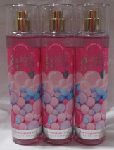 Bath & Body Works Fine Fragrance Mist Lot Set Of 3 Bubble Gum Pop - $52.32