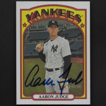 Aaron Judge autograph signed 2021 Topps card #121 Yankees - £79.82 GBP
