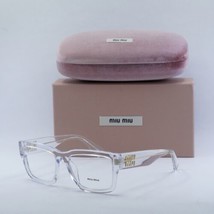 MIU MIU MU02XV 2AZ1O1 Transparent 54mm Eyeglasses New Authentic - £149.85 GBP