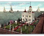 Residence on Million Dollar Pier Atlantic City New Jersey NJ DB Postcard... - $2.92