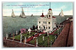 Residence on Million Dollar Pier Atlantic City New Jersey NJ DB Postcard R15 - £2.28 GBP