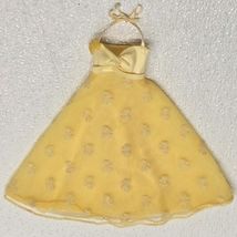 Barbie Doll Clothing 1987 Perfume Pretty #4620 Yellow Lace Gown Dress *N... - $17.72