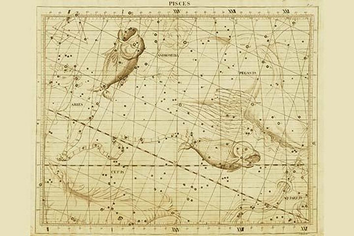 Primary image for Pisces by Sir John Flamsteed - Art Print