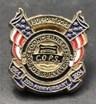 2004 COPS Concerns of Police Survivors 20th Anniversary Pin 3/4&quot; I Supports Cops - £7.50 GBP