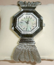 Lenox Illusions Octagonal Mirror Watch with Mesh Bracelet Was $200 New in Box - £39.88 GBP