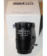 Varifocal lens IR CS mount CCTV 3.5-8mm F1.2 zoom + iris + wide field me... - $68.38 CAD