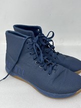 No Bull High-Top Leather Shoe Lifting Navy Mens 10.5 Womens 12 - Trainer - £39.18 GBP