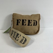 Whole Foods FEED bag - Cotton,  Burlap and Packable - £23.72 GBP