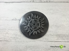 Anti-Possession Coaster, Supernatural, 3D Printed, Unoffocial - £6.39 GBP