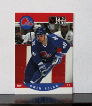 1990-91 Pro Set Nordiques Hockey Card #635 Owen Nolan RC - £6.29 GBP